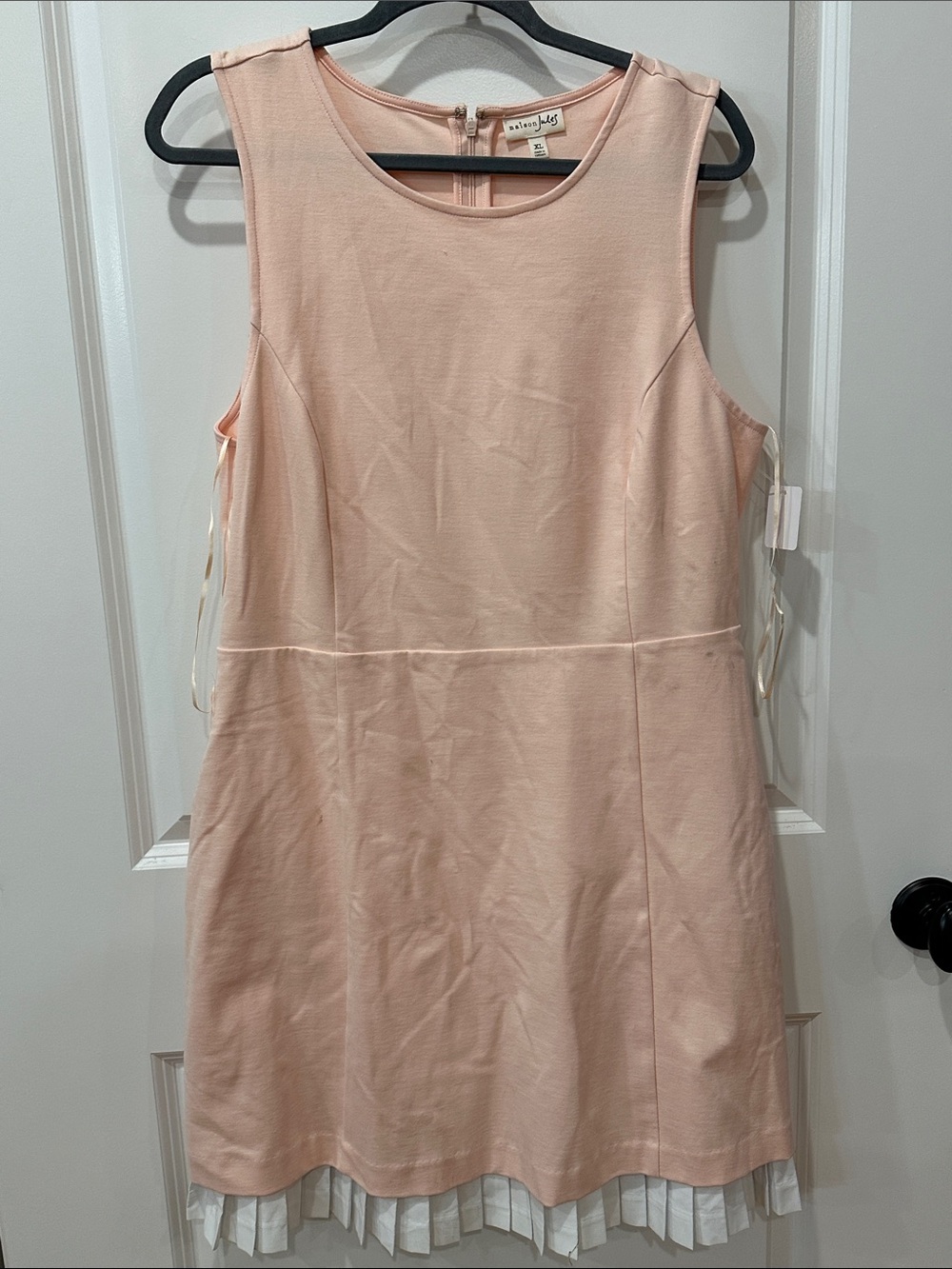 Maison Jules Blush Pink Sleeveless A-Line Mini Dress